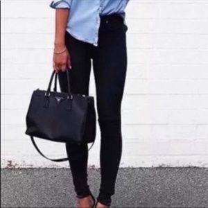 Tory Burch Black Skinny Jeans